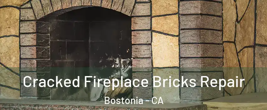  Cracked Fireplace Bricks Repair Bostonia - CA