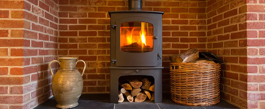 Metal Firebox Installation For Fireplace in Bostonia, California