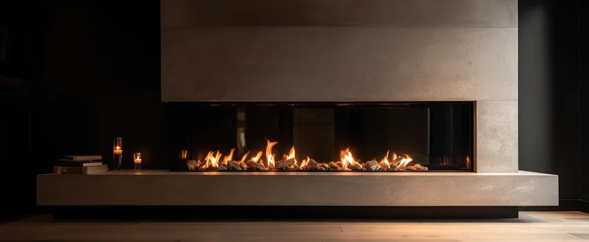 Gas Fireplace Ember Bed Design Services in Bostonia, California