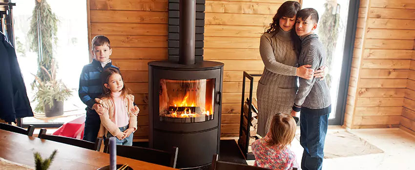 Morso Cast Iron Fireplace Insert Installation in Bostonia, California