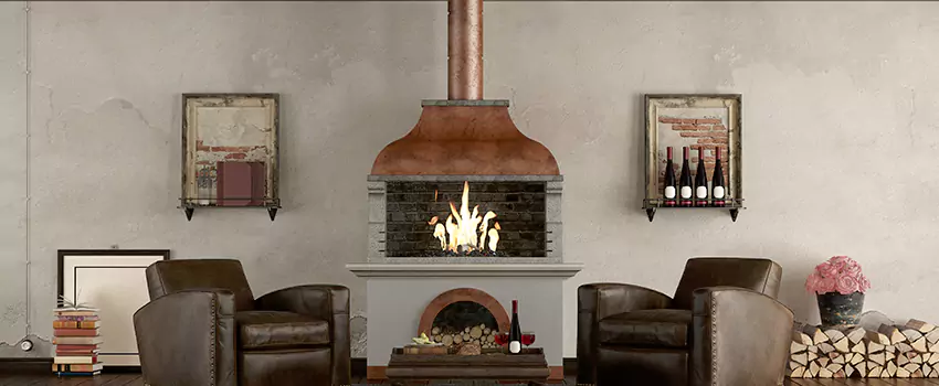 Thelin Hearth Products Providence Pellet Insert Fireplace Installation in Bostonia, CA