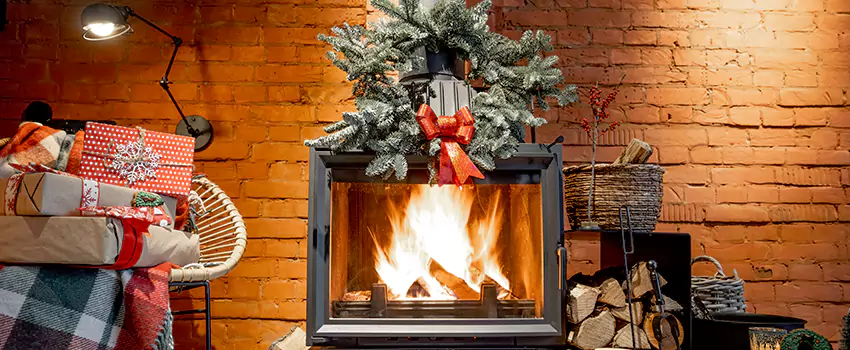 Travis Industries Linear Gas Fireplace Installation in Bostonia, California