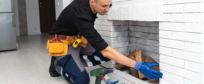 Fireplace Damaged Damper Frame Repair Services in Bostonia, California