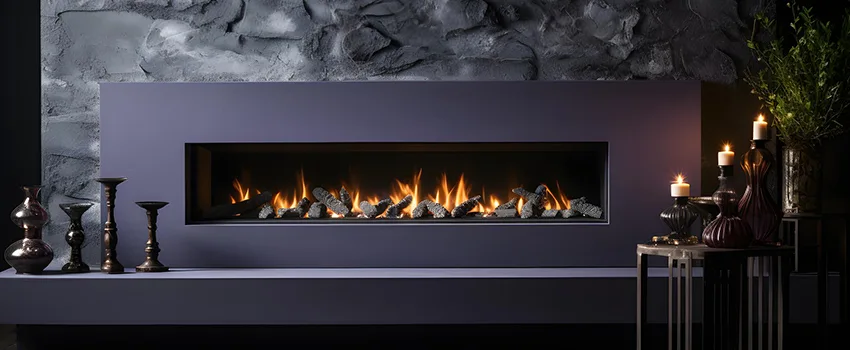 Ember Bed for Ventless Gas Fireplace in Bostonia, CA