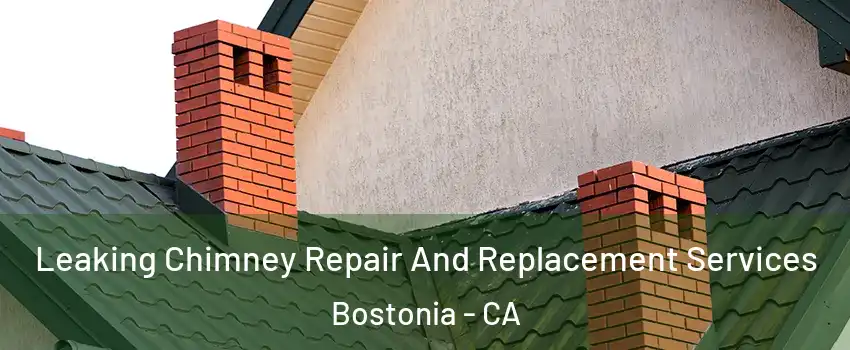  Leaking Chimney Repair And Replacement Services Bostonia - CA